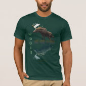 Kanadische Elche im T - Shirt Wasserfauna (Vorderseite)