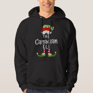 Kanadische Elfengruppe Weihnachts-Pyjama-Party Hoodie