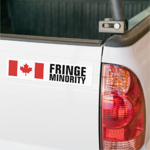 Kanadische Fahne Randgruppe Convoy Protest Bumpe Autoaufkleber