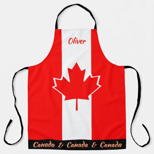 Kanadische Fahne Schürze, Kanadische Koch Küche Schürze (Vorderseite)