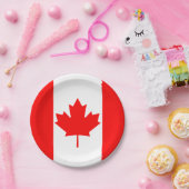 Kanadische Fahne Teller, Party, Sport, Kanada Pappteller (Party)