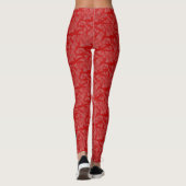 Kanadische Fahne Urlaub Frau Penguin Gespräch Leggings (Rückseite)