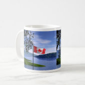 Kanadische Farben Kaffeetasse (Vorderseite Links)