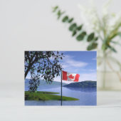 Kanadische Farben Postkarte (Stehend Vorderseite)