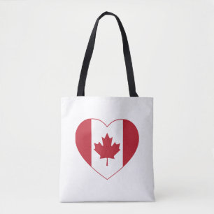 Kanadische Flag Herztote Tasche