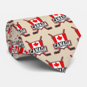 Kanadische Flag Hockey-Krawatte Krawatte (Gerollt)