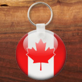 Kanadische Flagge 2.0 Schlüsselanhänger (Vorderseite)