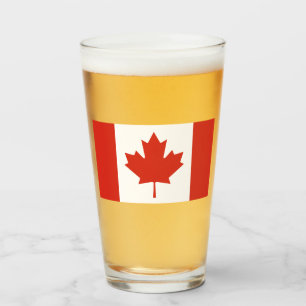 Kanadische Flagge (Ahornblatt) (Kanada) Glas