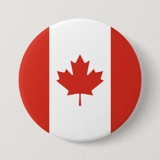 Kanadische Flagge (Ahornleaf) (Kanada) Button (Vorderseite)