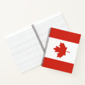 Kanadische Flagge (Ahornleaf) (Kanada) Notizblock (Innenseite)