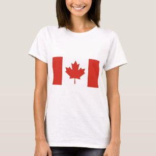 Kanadische Flagge (Ahornleaf) (Kanada) T-Shirt