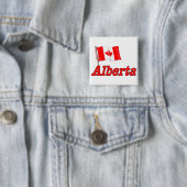 Kanadische Flagge - Alberta Button (Beispiel)