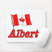 Kanadische Flagge - Alberta Mousepad (Mit Mouse)