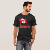 Kanadische Flagge - Alberta T-Shirt (Vorne ganz)