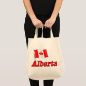 Kanadische Flagge - Alberta Tragetasche (Vorderseite (Produkt))