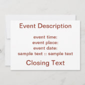 Kanadische Flagge an der Binnenbrauenbrücke Einladung (Rückseite)