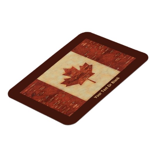 Kanadische Flagge an der Binnenbrauenbrücke Magnet (Linke Seite)