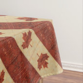 Kanadische Flagge an der Binnenbrauenbrücke Tischdecke (Beispiel)