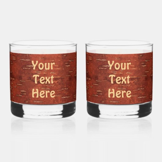 Kanadische Flagge an der Binnenbrauenbrücke Whiskyglas (Rückseite)