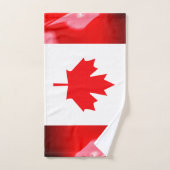Kanadische Flagge Badhandtuch Set (Handtuch)