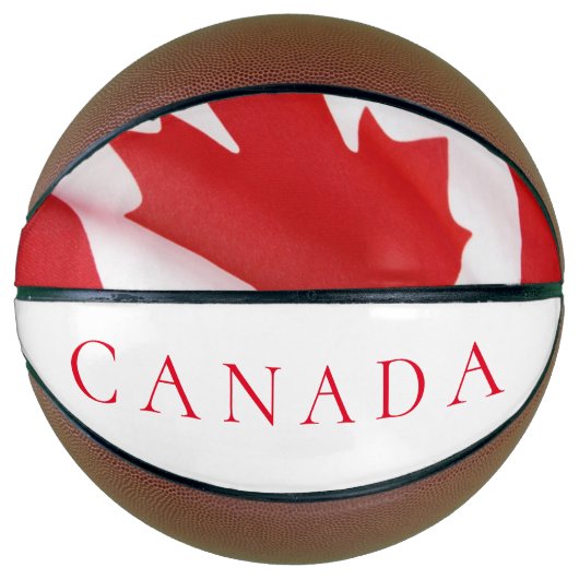 kanadische Flagge Basketball (Vorderseite)