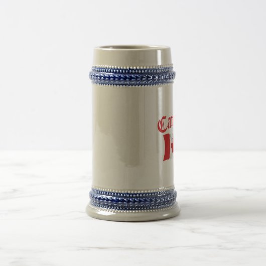 Kanadische Flagge Bierglas (Mittel)