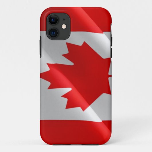 Kanadische Flagge - Case-Mate iPhone Hülle (Rückseite)