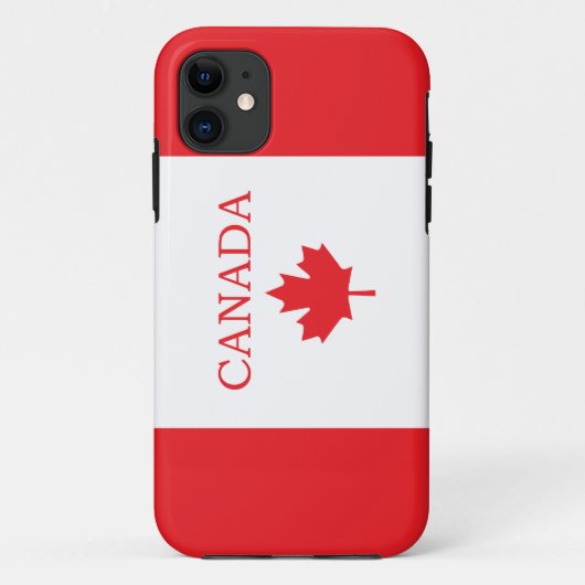 Kanadische Flagge Case-Mate iPhone Hülle (Rückseite)