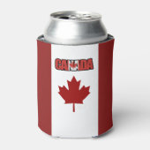 kanadische Flagge Dosenkühler (Kanne Vorderseite)