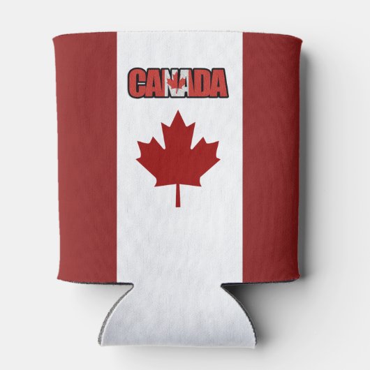 kanadische Flagge Dosenkühler (Rückseite)