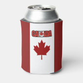 kanadische Flagge Dosenkühler (Kanne Rückseite)
