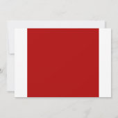 Kanadische Flagge Einladung (Rückseite)