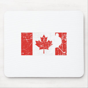Kanadische Flagge - Eishockey Mousepad