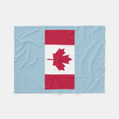 Kanadische Flagge Fleece Blanket (Vorderseite (Horizontal))