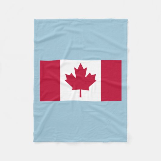 Kanadische Flagge Fleece Blanket (Vorderseite)