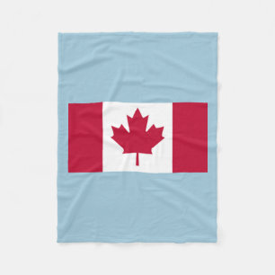Kanadische Flagge Fleece-Decke Fleecedecke