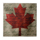 Kanadische Flagge Fliese (Vorderseite)