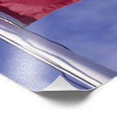 kanadische Flagge Fotodruck (Ecke)