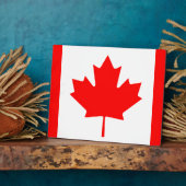 kanadische Flagge Fotoplatte (Seite)