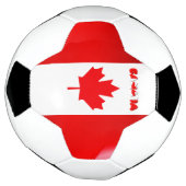 kanadische Flagge Fußball (Gedreht)