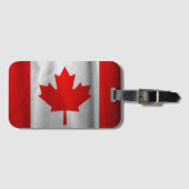 kanadische Flagge Gepäckanhänger (Vorderseite (Horizontal))