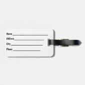 Kanadische Flagge Gepäckmarke Gepäckanhänger (Rückseite horizontal)