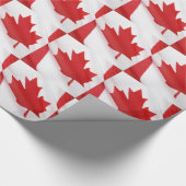Kanadische Flagge Geschenkpapier (Ecke)