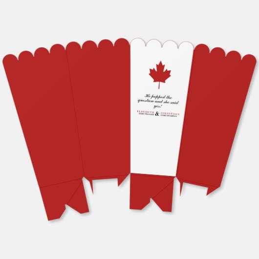 Kanadische Flagge Geschenkschachtel (Ungeklappt)