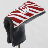 kanadische Flagge Golf Headcover (3/4 Vorderseite)