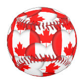 Kanadische Flagge, Herz - Baseballs, Liebe Kanada Baseball (Vorderseite)