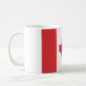kanadische Flagge Kaffeetasse (Links)