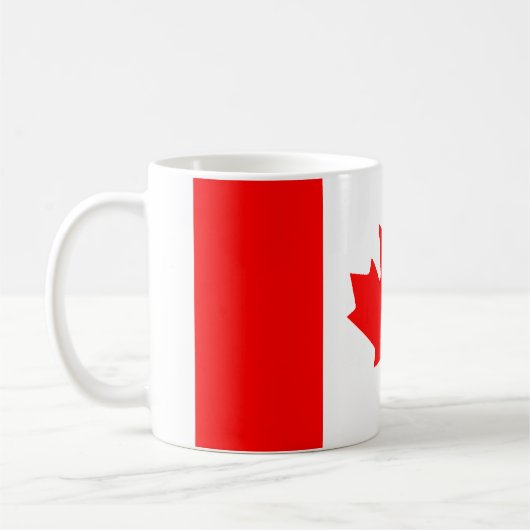 kanadische Flagge Kaffeetasse (Links)