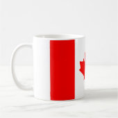 Kanadische Flagge Kaffeetasse (Links)
