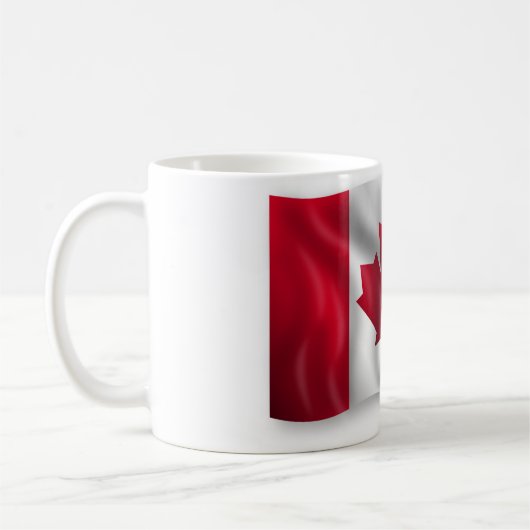 kanadische Flagge Kaffeetasse (Links)